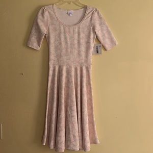 LulaRoe Short Sleeve Swing Dress Size S